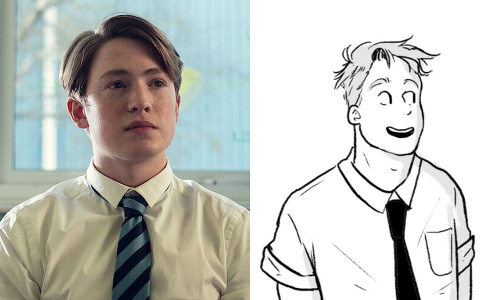 Heres What The Heartstopper Characters Looked Like In The Series Vs. The Graphic Novels Nick Nelson