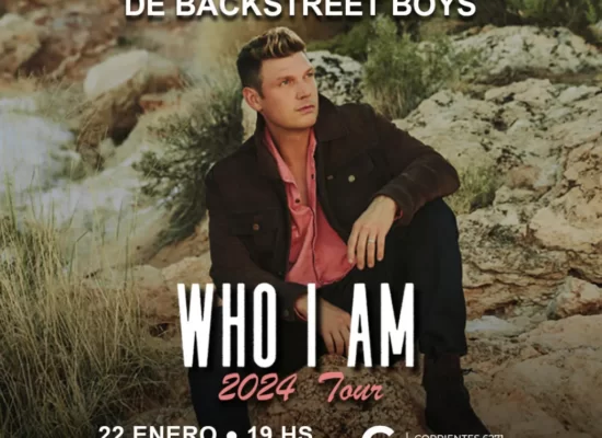 ¡Nick Carter llega al país con los clásicos de Backstreet Boys!