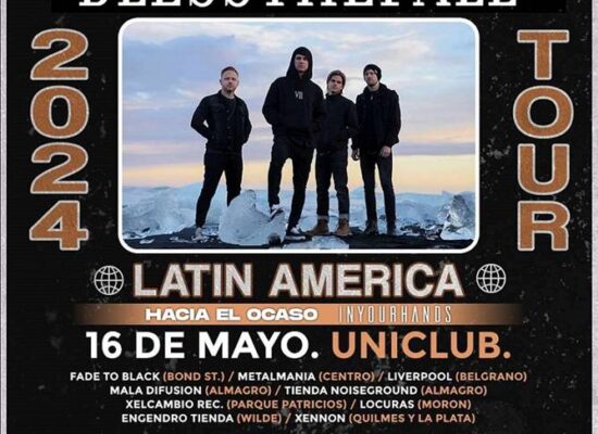 Blessthefall se presentará en Uniclub