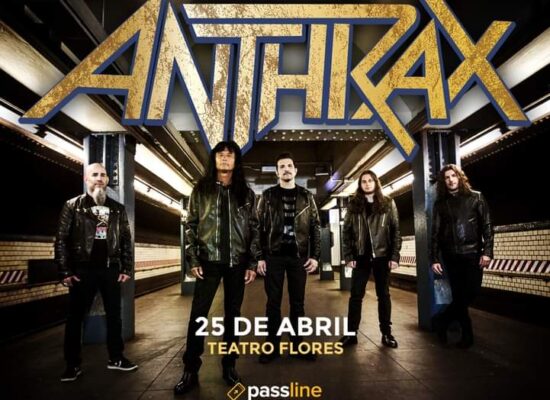 Anthrax la leyenda del metal celebrara sus 40 años de trayectoria en Argentina
