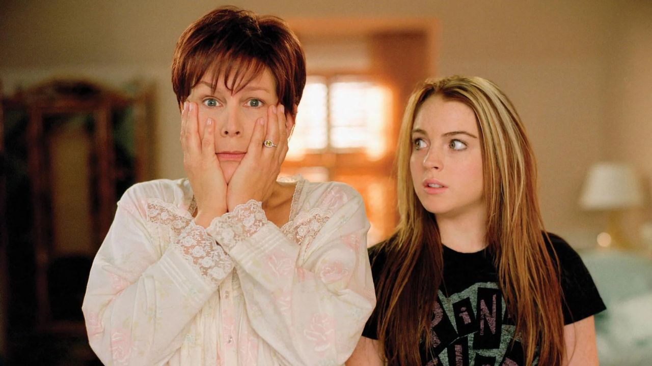 Lindsay Lohan Jamie Lee Curtis Freaky Friday 1