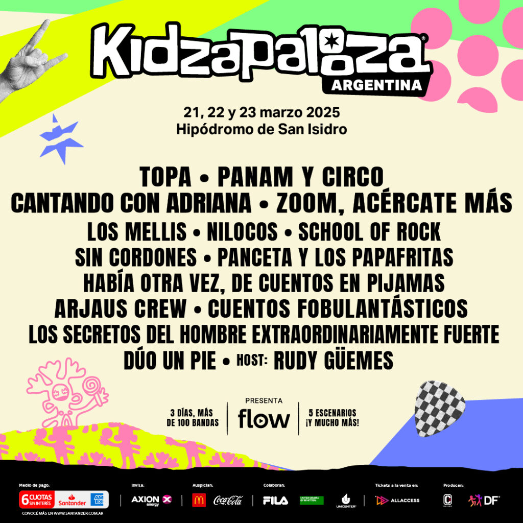 KIDZAPALOOZA LINE UP 1 1