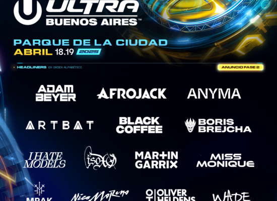 Sofia Lescano 5 ULTRA BUENOS AIRES: el festival revela el lineup de la FASE 2 para la quinta edición