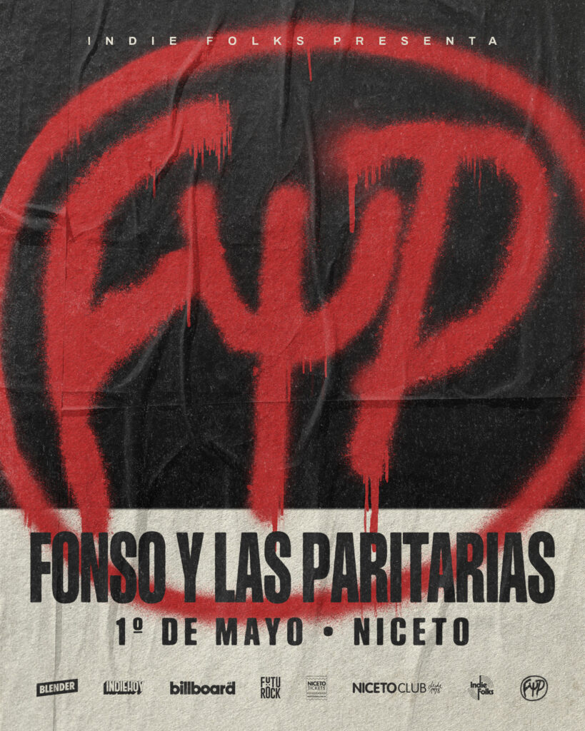 Fonso y Las Paritarias anuncia un nuevo show en Niceto 2 flyer feed