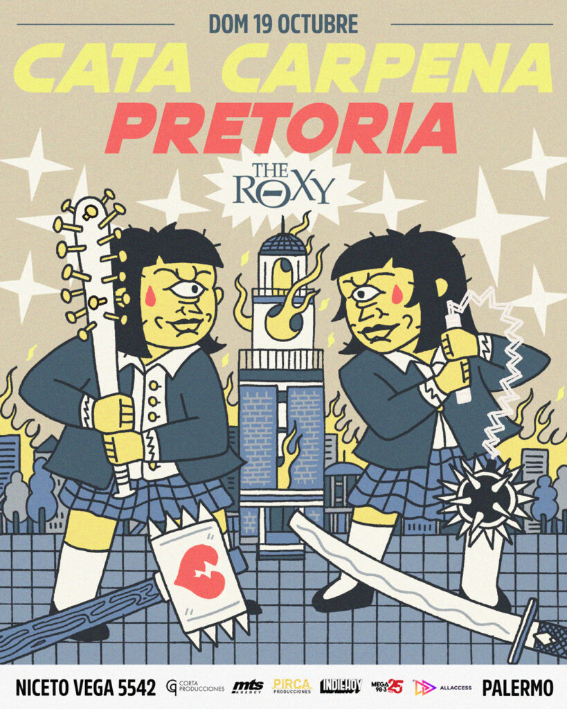 Cata Carpena y Pretoria se presentarán en The Roxy 2 Flyer Feed 1080 x 1350 px