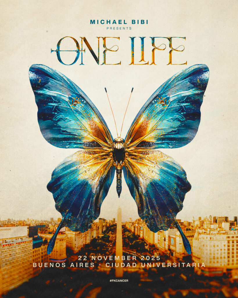 MICHAEL BIBI REGRESA A BUENOS AIRES CON “ONE LIFE” 2 OL BA 4X5