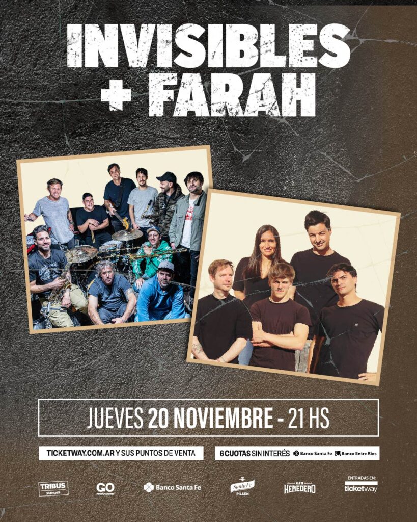 FaraH vuelve al ruedo: nuevo disco, show y rock 2 Farah.Invisibles.Feed