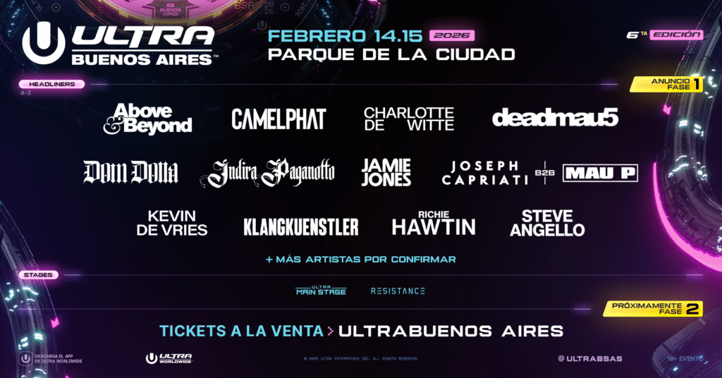 ULTRA BUENOS AIRES 2026 PH1 Event Page Banner 1