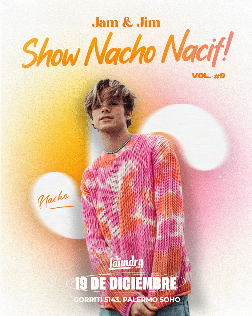 ¡Nacho Nacif presentará “Morir no es dejar de existir” en su nuevo show! 2 FLYER SHOW