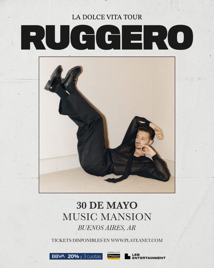 La Dolce Vita Tour: Ruggero regresa a los escenarios porteños 2 Feed