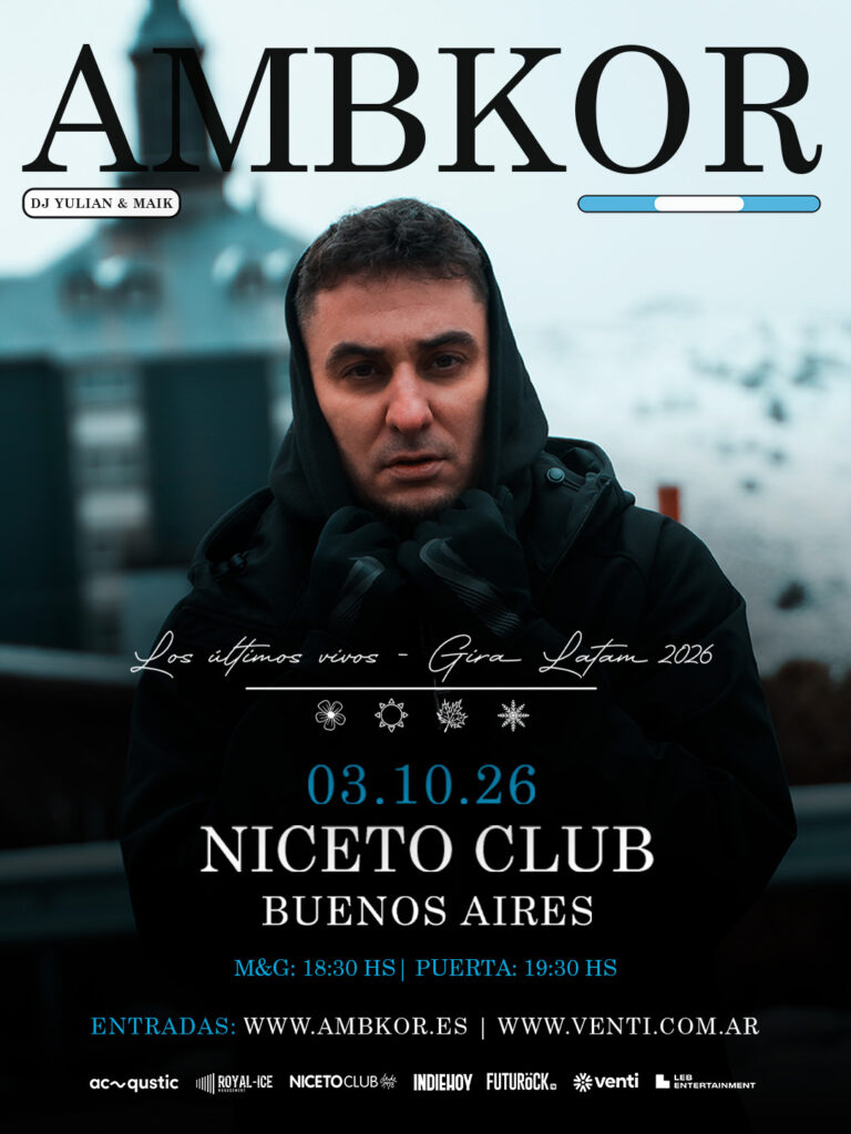 AMBKOR ANUNCIA SU REGRESO A BUENOS AIRES: CUÁNDO Y DÓNDE TOCA 2 BUENOS AIRES 2026 1080 X 1440