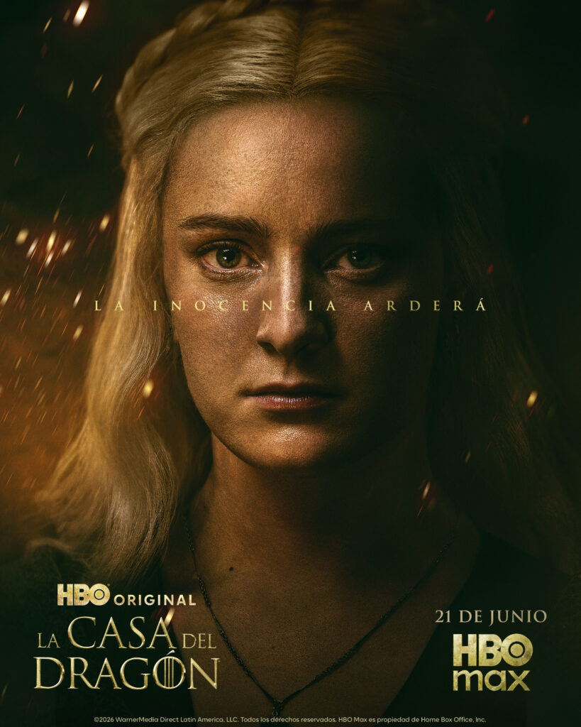 LA CASA DEL DRAGÓN: HBO REVELA PÓSTERES DE PERSONAJES PARA LA TERCERA TEMPORADA 4 HOTD HAELENA KA 4x5 PRE LAUNCH LAT