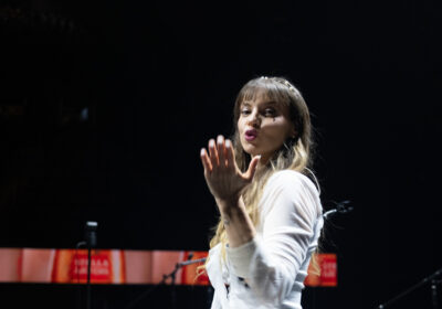 MEIMI FUE LA ELEGIDA DE LOS ÁNGELES AZULES PARA ABRIR SU HISTÓRICO MOVISTAR ARENA