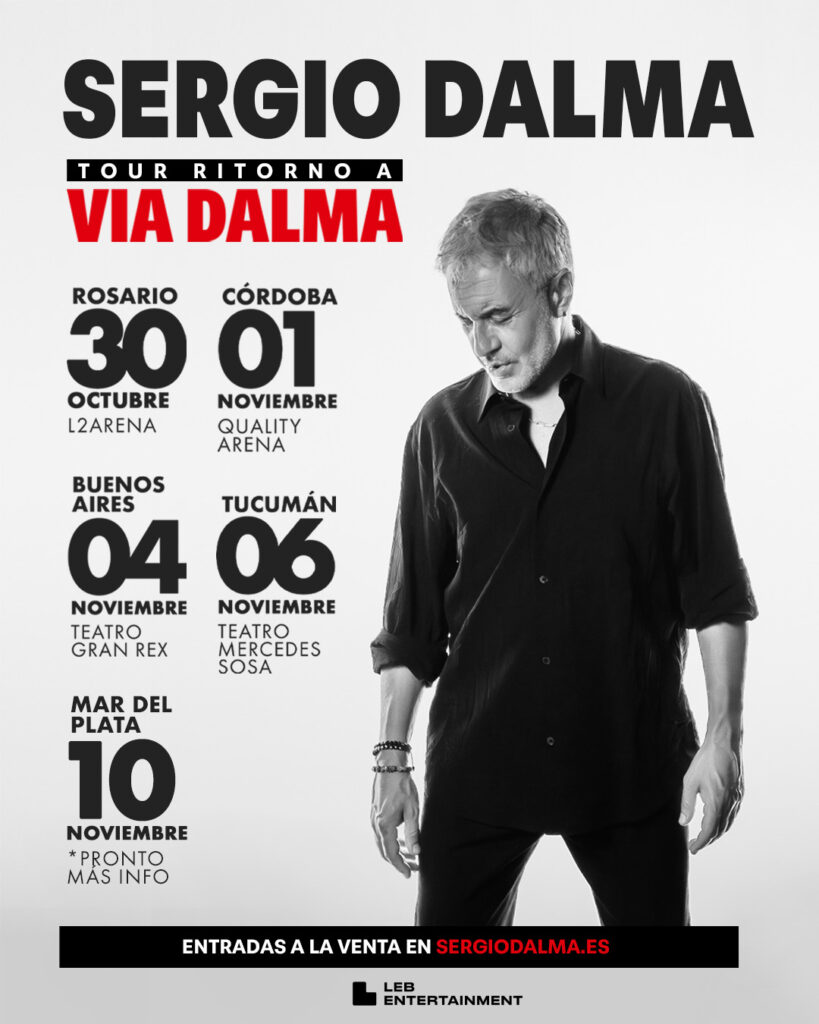 SERGIO DALMA PRESENTARÁ SU NUEVO DISCO EN EL PAÍS: DÓNDE PUEDO COMPRAR LAS ENTRADAS 2 1783374161818 Feed Tour Gral