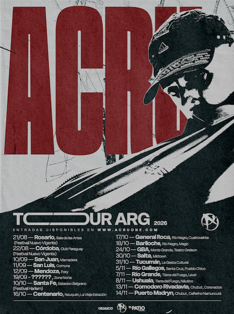 ACRU anuncia su nueva gira nacional: dónde puedo comprar las entradas 2 64db9a51 788f 4d7b 835b c25bfebac3f7