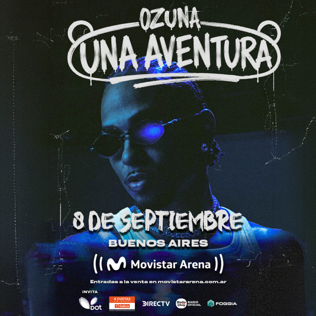 UNA AVENTURA WORLD TOUR: OZUNA VUELVE AL PAÍS 2 Copia de 1080x1080px