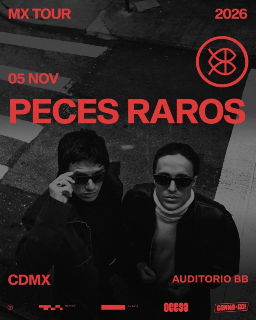 PECES RAROS dará un importante show en la Ciudad de México 2 Peces Raros MX CDMX 4 5