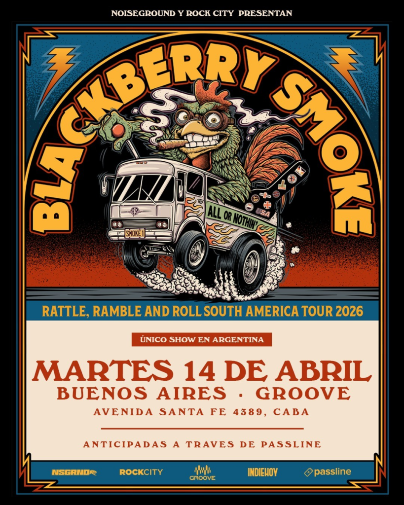 El rock sureño llega a Buenos Aires: Blackberry Smoke se presentará en Groove 2 descarga 9 1