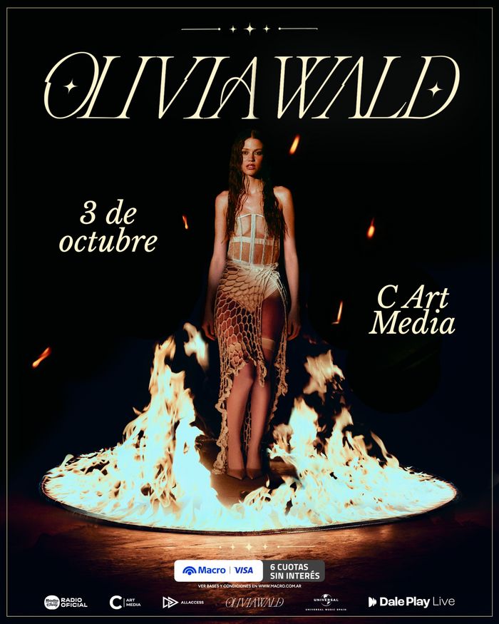 TRAS SU EXITOSO 2025, OLIVIA WALD ANUNCIA UN SHOW QUE MARCA SU NUEVA ETAPA ARTÍSTICA: DÓNDE PUEDO COMPRAR LAS ENTRADAS 2 olivia venta general