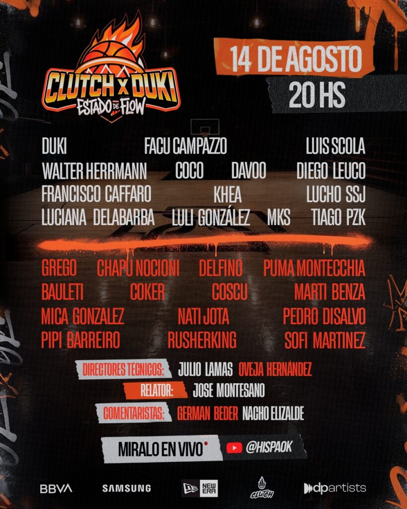 Estado de Flow: Duki debuta como socio de Clutch y anuncia apertura de su nueva sede en Vicente López 2 CLUTCHxDUKI 4x5 1