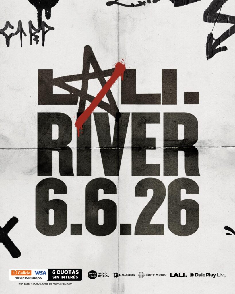 Lali atiende al demonio en River: la artista corona un año consagratorio con un anuncio monumental 2 FLYER RIVER