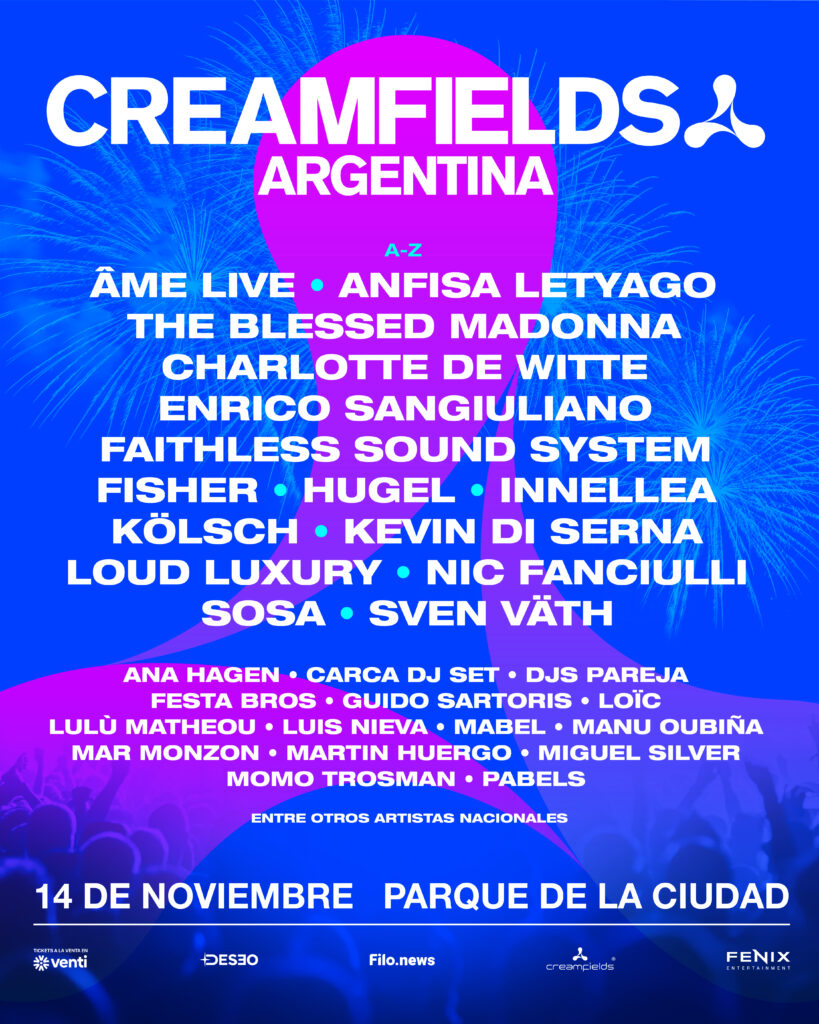 Creamfields Argentina: el festival anuncia a los artistas que participarán de su nueva edición 2 LINEUP FEED