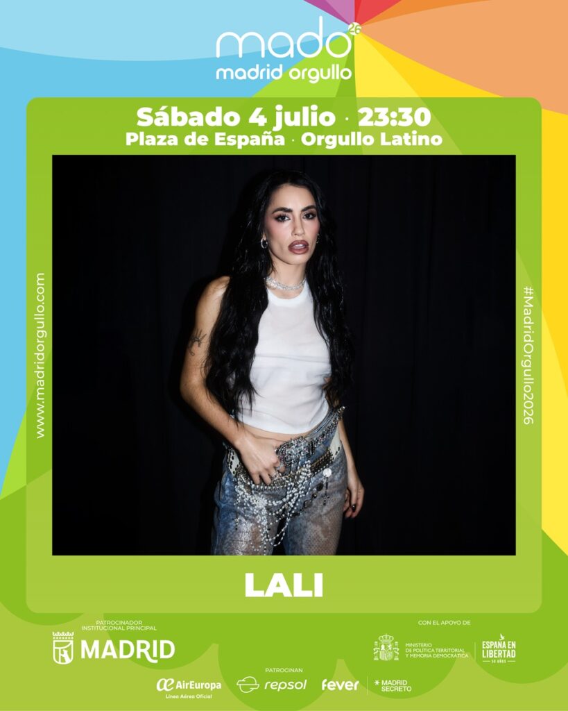 LALI SERÁ UNA DE LAS GRANDES FIGURAS DEL MADRID ORGULLO 2026 2 ORGULLO MADRID IMG 7530