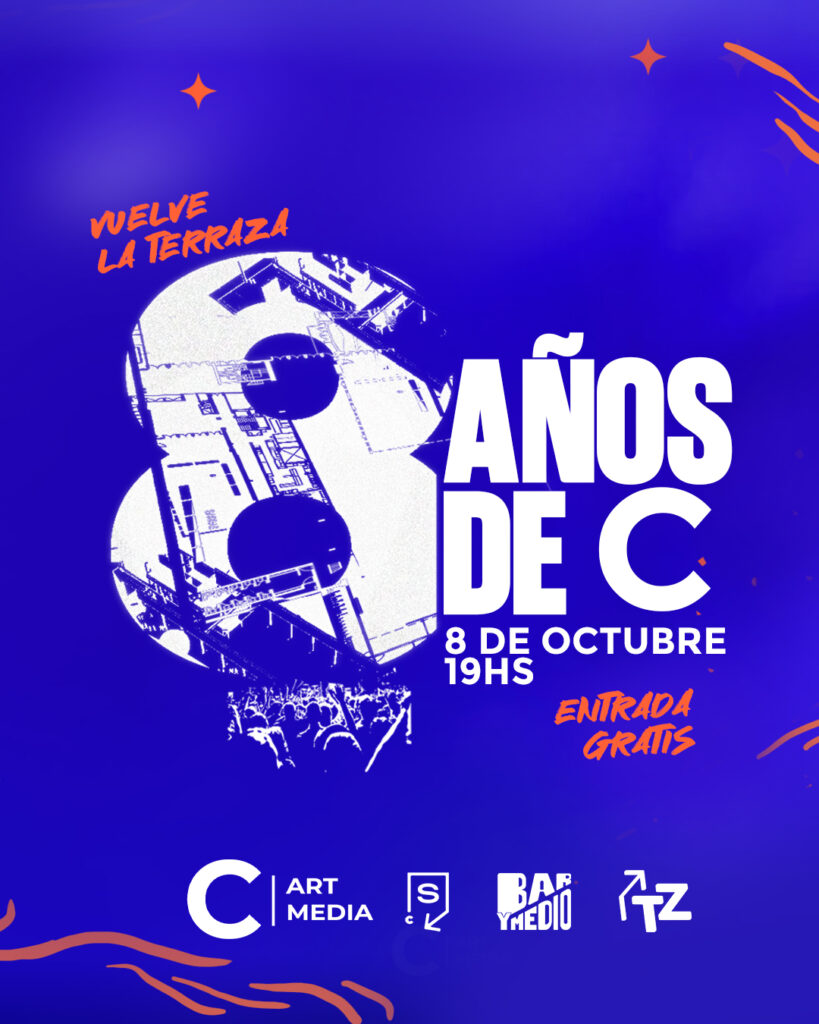 C ART MEDIA CELEBRA 8 AÑOS Y ABRE LA TEMPORADA DE TERRAZA CON UNA GRAN NOCHE DE MÚSICA, ARTE Y GASTRONOMÍA 2 8A C Art Media 4 5 2 1
