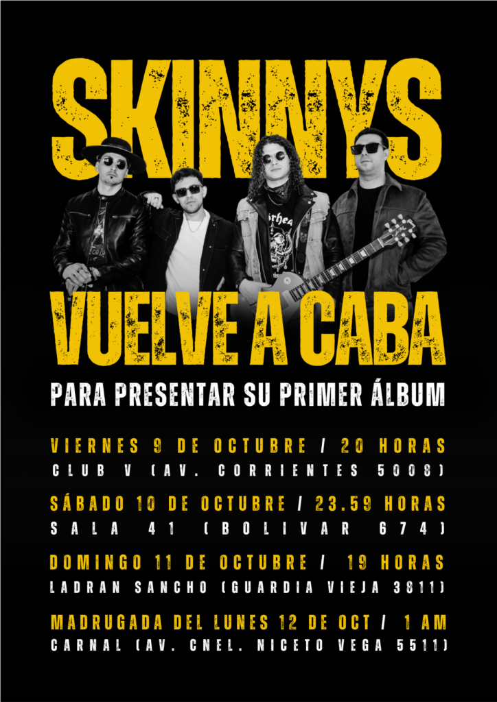 Skinnys vuelve a CABA: dónde y cuándo puedo verlos 2 unnamed 7