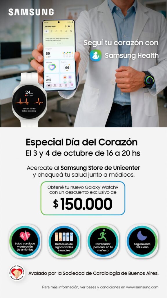 Día Mundial del Corazón x Samung: cuida tu corazón todos los días, empezando desde tu muñeca 2 Dia del corazon LFD 1080x1920 1.jpg e1790684978538